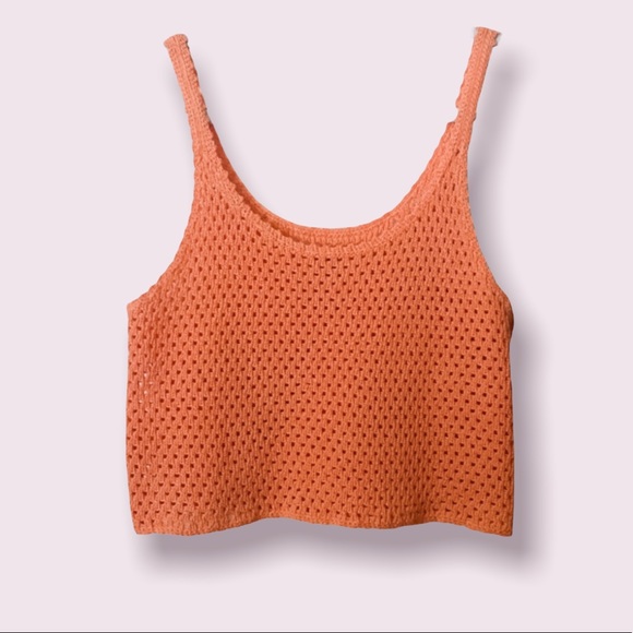 Aritzia Tops - NWOT Aritzia Cherita Knit Tank Orange 🍊